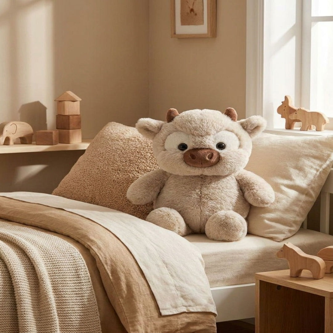 Peluche Vaca Corredora Suave